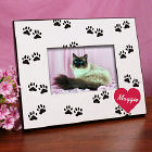 Custom Printed Paw Prints Picture Frame